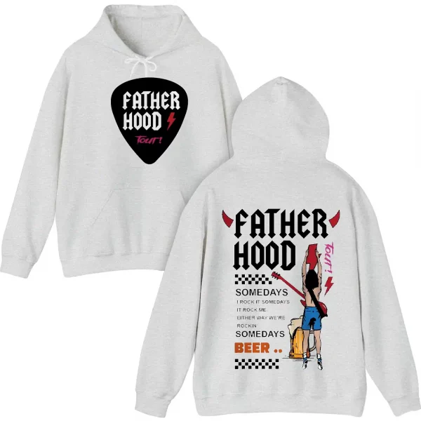 1-1-1.webp Dad, Some Days Rock It Hoodie, Some Day It Rocks Me, Either Way We're Rockin', Fatherhood Hoodie