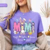 1-11.jpeg Personalized Grandma Easter Shirt - Easter Mimi with Grandkids' Names - Easter Gift for Nana or Mimi