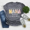1-12-scaled-1.jpeg Personalized Grandma Shirt - Blessed to Be Called Nana with Kids' Art & Flower - Custom First Time Grandma T-Shirt