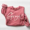 Personalized Gigi Est Sweatshirt, Mother's Day Gift, Grandma Sweatshirt, Gift for Grandmother, Nana Sweatshirt, Grammy Mimi Nonny Sweatshirt