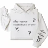 This Mama Wears Her Heart on Her Sleeve Hoodie – Custom Hoodie with Kids’ Names, Personalized Mother’s Day Gift for Mama