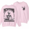 2 Sides Fatherhood Sweatshirt, Just A Dad Who Always Came Back With The Milk Crewneck, Father’s Day Gift, Funny Dad Skeleton Shirt