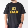 #1 Dad Number One Fathers Day Gift Family Man Best Dad Ever T-Shirt, The Best Father's Day Gift