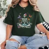 Women Yoga Skeleton Halloween Funny Meditating Skeleton Mama T-Shirt - Unisex, Gift for Halloween Day,  Gift for Mama