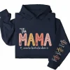 10-2-8.webp This Mama Wears Her Heart on Her Sleeve Hoodie – Custom Hoodie with Kids’ Names, Personalized Mother’s Day Gift for Mama