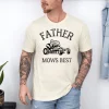 11-2-1.webp Father Mows Best Shirt, Funny Lawn Mowing Dad Tee, Yard Work Humor T-Shirt, The Best Father's Day Gift
