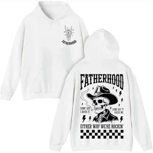 This Some Day I Rock It Skeleton Hoodie, Brings Humor And Style To Every Rocker Dad’s Wardrobe – Perfect For Father’s Day
