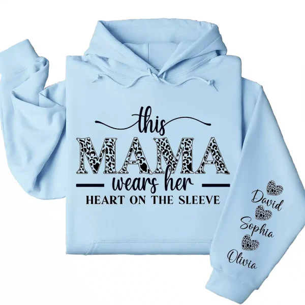 11-2-8.webp This Mama Wears Her Heart on Her Sleeve Hoodie – Custom Hoodie with Kids’ Names, Personalized Mother’s Day Gift for Mama