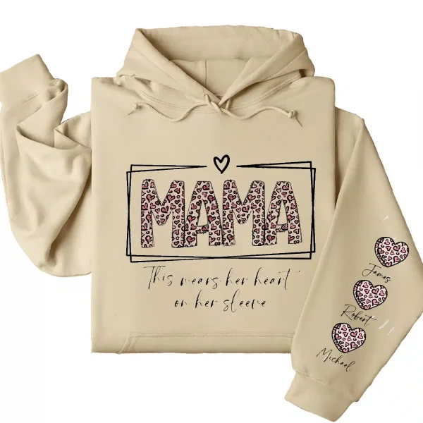 12-4-5.webp This Mama Wears Her Heart on Her Sleeve Hoodie – Custom Hoodie with Kids’ Names, Personalized Mother’s Day Gift for Mom