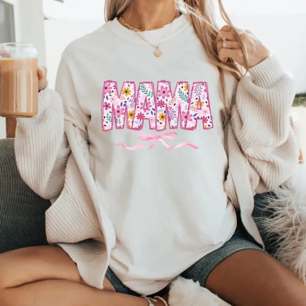 Floral Coquette Mama, Grandma Flower, Retro Floral Mimi - The Best Mother's Day Gift