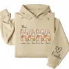 13-1-5.webp Personalized This Mama Wears Her Heart on Her Sleeve Hoodie – Retro Floral Mom, Custom Kids' Names – Mother’s Day Gift