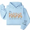 13-3-4.webp Personalized This Mama Wears Her Heart on Her Sleeve Hoodie – Retro Floral Mom, Custom Kids' Names – Mother’s Day Gift