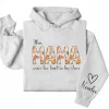 13-4-3.webp Personalized This Mama Wears Her Heart on Her Sleeve Hoodie – Retro Floral Mom, Custom Kids' Names – Mother’s Day Gift