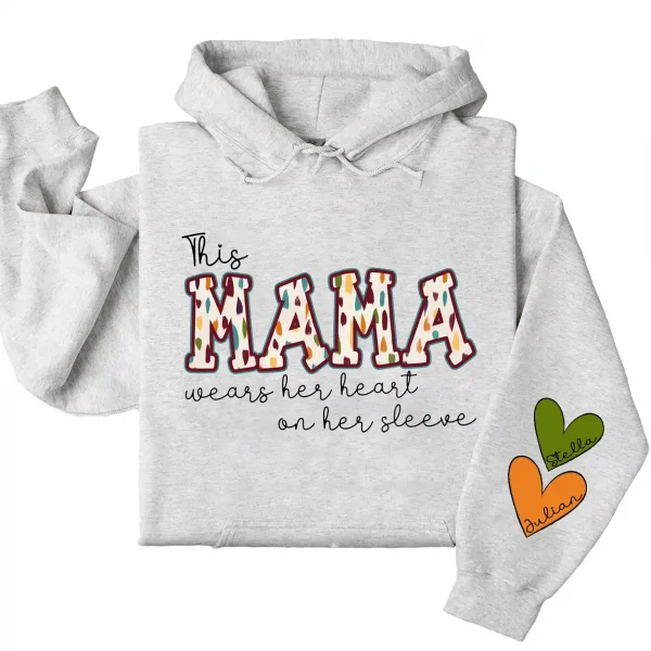 14-1-6.webp This Mama Wears Her Heart on Her Sleeve Hoodie – Custom Hoodie with Kids’ Names, Personalized Mother’s Day Gift for Mama