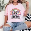 Spooky Mama Rainbow Skeleton Halloween Peace Sign T-Shirt - Unisex, Gift for Halloween Day,  Gift for Mama