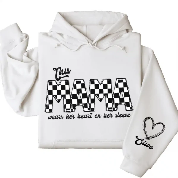 14-3-7.webp This Mama Wears Her Heart on Her Sleeve Hoodie – Custom Hoodie with Kids’ Names, Personalized Mother’s Day Gift for Mama