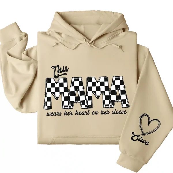 14-4-6.webp This Mama Wears Her Heart on Her Sleeve Hoodie – Custom Hoodie with Kids’ Names, Personalized Mother’s Day Gift for Mama