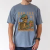 Funny Dad Tax T-Shirt – Skeleton Graphic Tee for Big and Tall Dads – Fast Food Humor Shirt – Perfect Dad Joke Gift for Father’s Day