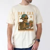 Funny Dad Tax T-Shirt – Skeleton Graphic Tee for Big and Tall Dads – Fast Food Humor Shirt – Perfect Dad Joke Gift for Father’s Day
