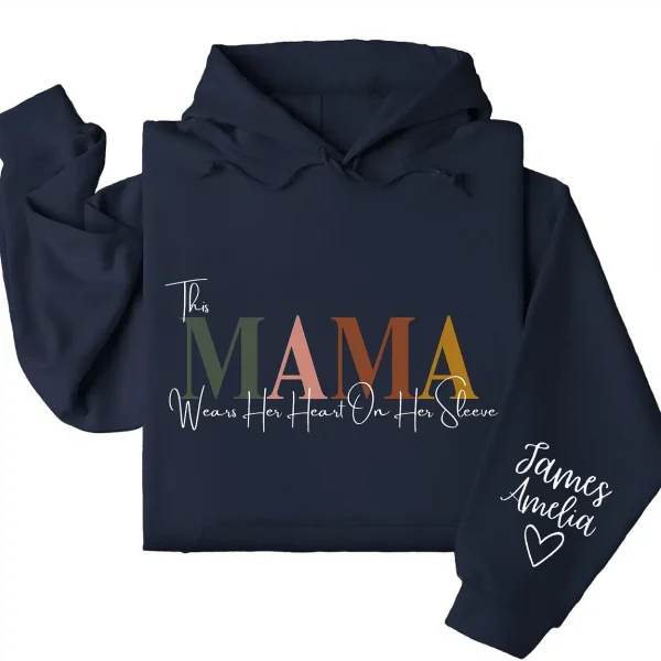 15-2-7.webp This Mama Wears Her Heart on Her Sleeve Hoodie – Custom Hoodie with Kids’ Names, Personalized Mother’s Day Gift for Mama