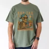 Funny Dad Tax T-Shirt – Skeleton Graphic Tee for Big and Tall Dads – Fast Food Humor Shirt – Perfect Dad Joke Gift for Father’s Day