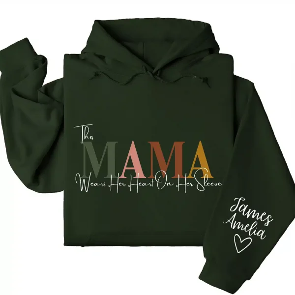 15-5-3.webp This Mama Wears Her Heart on Her Sleeve Hoodie – Custom Hoodie with Kids’ Names, Personalized Mother’s Day Gift for Mama