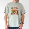 Funny Dad Tax T-Shirt – Hilarious Father’s Day Gift for Dad and Grandpa – Perfect for Snack Stealers, Big Laughs & Classic Dad Jokes