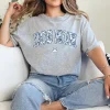 17-4-6.webp Floral Dog Mom T-Shirt – Blue Chinoiserie Style Shirt for Pet Lovers, Cute Gift for New Dog Mom, Aesthetic Fur Mama Tee for Women