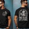 Fatherhood T-Shirt, Dad Shirt, Funny Skeleton Dad Tee, Retro Fathers Day Shirt Gift for Husband, Cool Dad Club Shirt