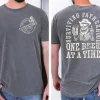 Fatherhood T-Shirt, Dad Shirt, Funny Skeleton Dad Tee, Retro Fathers Day Shirt Gift for Husband, Cool Dad Club Shirt