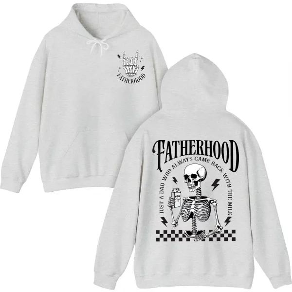 2-1-2.webp Fatherhood Hoodie, Dad Shirt, Funny Skeleton Dad, First Time Dad Shirt, Retro Fathers Day Shirt Gift for Husband, Cool Dad Club Hoodie