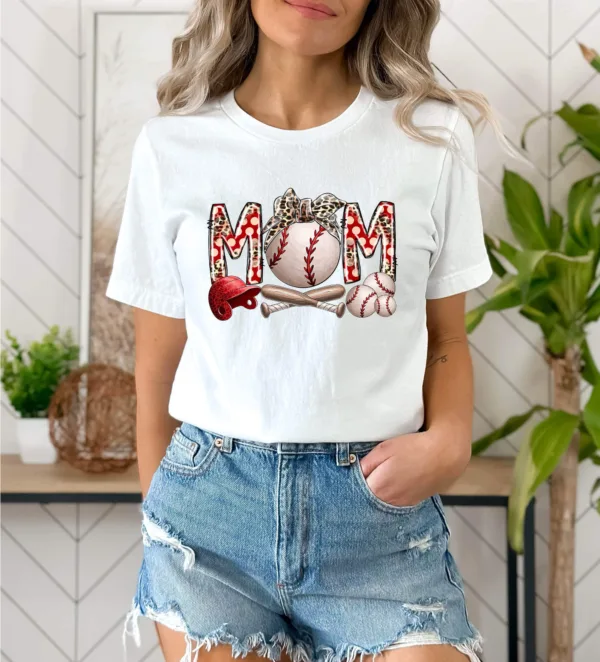 Baseball Mama Shirt - Baseball Mom Shirt for Women - Sports Mom T-Shirt - Family Baseball Lover Gift - Mother's Day Shirt