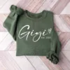 Personalized Gigi Est Sweatshirt, Mother's Day Gift, Grandma Sweatshirt, Gift for Grandmother, Nana Sweatshirt, Grammy Mimi Nonny Sweatshirt