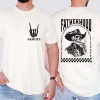 Fatherhood T-Shirt, Funny Skeleton Dad, Sometimes I Rock It Sometimes It Rocks Me Tee, Cowboy Dad Shirt, Gift For Dad
