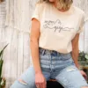 Mom Est Gigi Est Custom Shirt - Pregnancy Announcement Gift - Gigi T-Shirt - New Grandma Shirt - Pregnancy Reveal Gift for Mother's Day