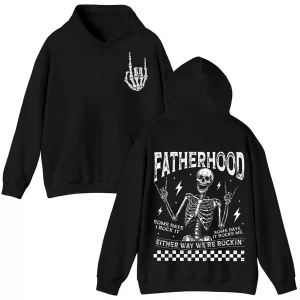 3-3.webp Fatherhood Skeleton Dad Hoodie, Some Day I Rock It Some Day, Skeleton Design, Father’s Day Hoodie