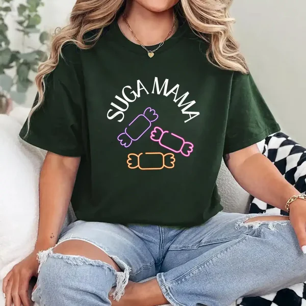 Suga Mama - Cute & Spooky Fashion for Halloween Season T-Shirt - Unisex, Gift for Halloween Day,  Gift for Mama