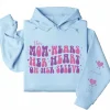 This Mama Wears Her Heart on Her Sleeve Hoodie – Custom Mom Shirt with Kids’ Names on Sleeve, Thoughtful Mother’s Day Gift