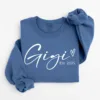 Personalized Gigi Est Sweatshirt, Mother's Day Gift, Grandma Sweatshirt, Gift for Grandmother, Nana Sweatshirt, Grammy Mimi Nonny Sweatshirt