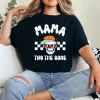 4-2-2-1.webp Mama Two The Bone Skeleton Halloween 2nd Birthday Mom Mommy T-Shirt - Unisex, Gift for Halloween Day, Gift for Mama