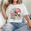 Ballpark Mama Mom Skull Funny Baseball Halloween T-Shirt - Unisex, Gift for Halloween Day,  Gift for Mama