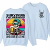 4-5.webp Fatherhood Sweatshirt, Funny Skeleton Dad Shirt, First Time Dad, Retro Fathers Day Gift, Gift for Husband, Full Sizes