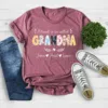 4-5-scaled-1.jpeg Personalized Grandma Shirt - Blessed to Be Called Nana with Kids' Art & Flower - Custom First Time Grandma T-Shirt