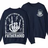 Fatherhood Sometimes I Rock It Sometimes It rocks Me Sweatshirt, Dad Shirt, Rocker Dad Gifts, Fathers Day Gift, Funny Fatherhood Sweater