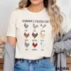 5-10.jpeg Personalized Nana Shirt - Custom Chicken T-Shirt with Grandkids' Names - Personalized Grandma & Nana Gift