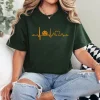 Pumpkin Heartbeat Halloween T-Shirt - Unisex, Gift for Halloween Day,  Gift for Mama