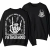Fatherhood Sometimes I Rock It Sometimes It rocks Me Sweatshirt, Dad Shirt, Rocker Dad Gifts, Fathers Day Gift, Funny Fatherhood Sweater