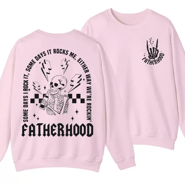 Fatherhood Some Day I Rock It Sweatshirt, Retro Fatherhood Sweater, Father's Day Gift - Unisex, Gift For Father's Day