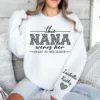 6.jpeg Custom Nana Sweatshirt, With Kids Name On Sleeve, This Nana Wears Her Heart On Her Sleeve