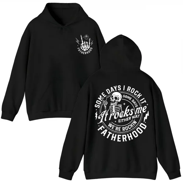 Fathers Day Hoodie, Cool Fatherhood Shirt, Dad Shirt, Grandpa Gift, Dad Gift, Back And Front Hoodie